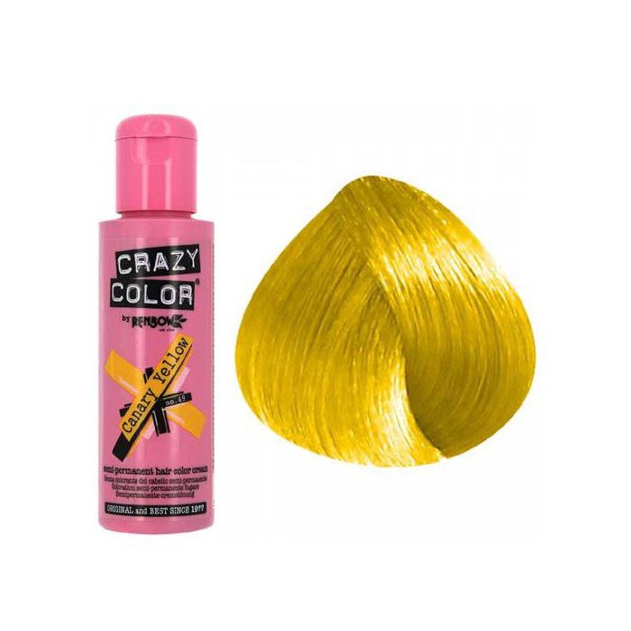 Crazy colour canary yellow hair dye x2 Depop