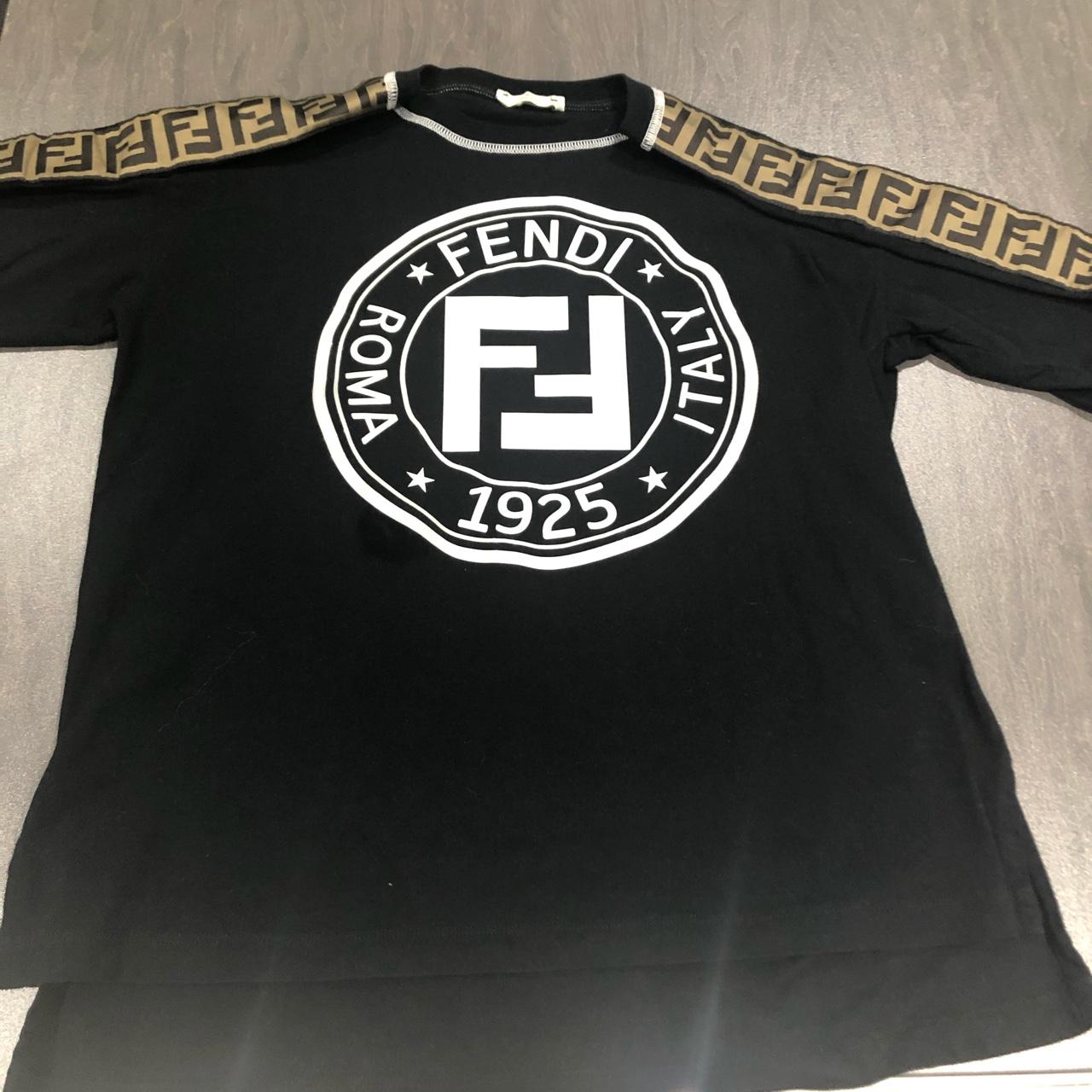 Fendi T-shirt Fit size 6-10 Perfect condition Open... - Depop