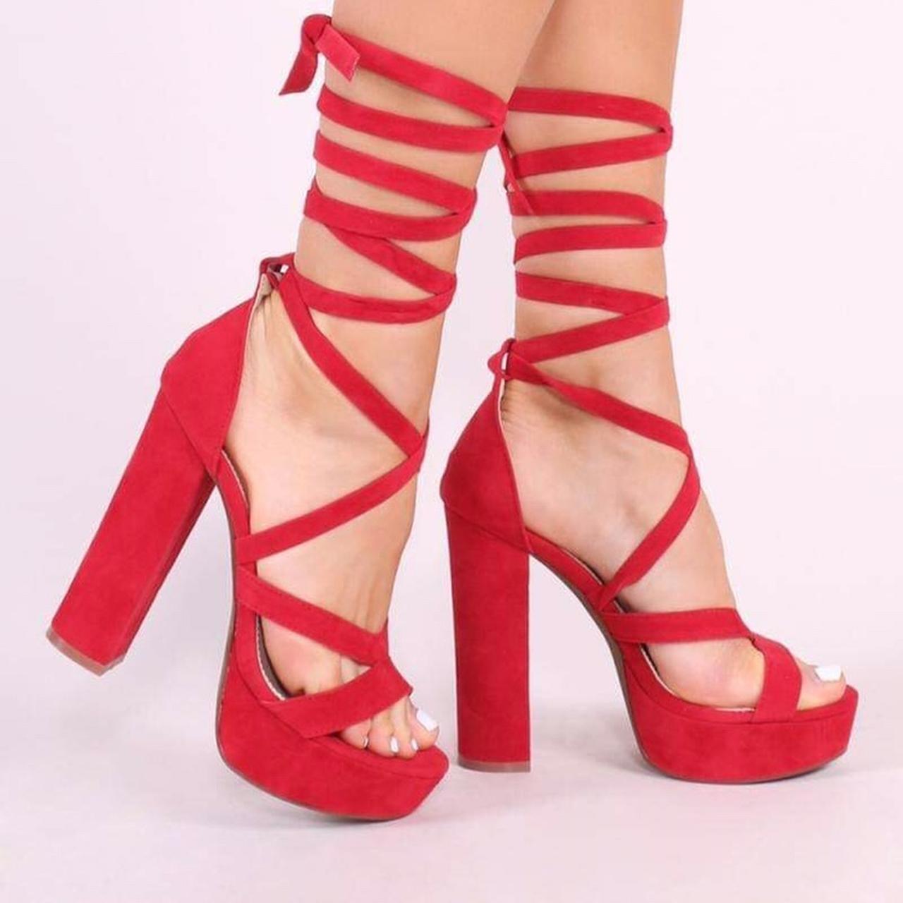 SOLD OUT ONLINE Public Desire Stella lace up... Depop