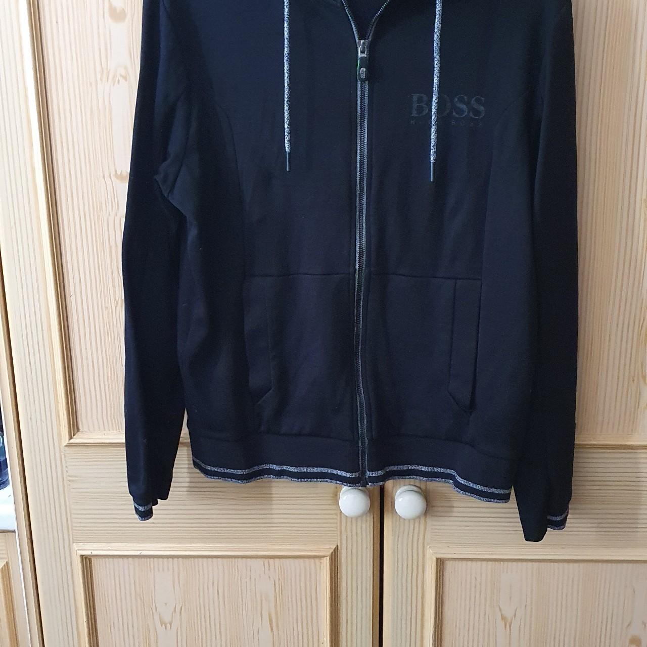 hugo boss hoodie green label