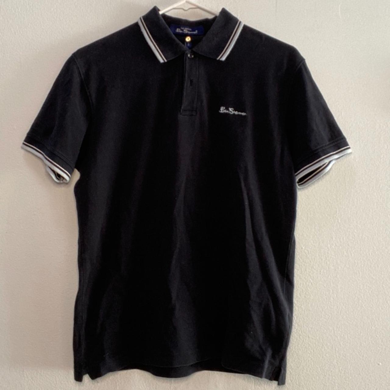 Ben Sherman Men's Navy Polo-shirts | Depop