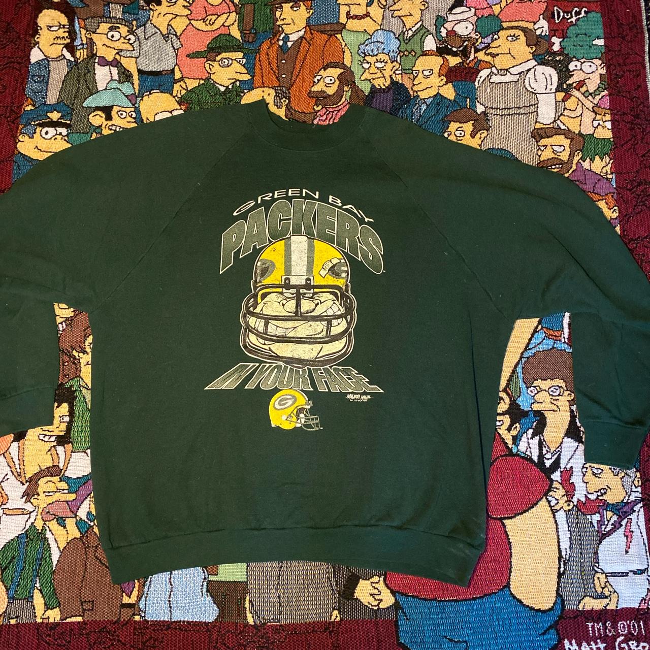 Vintage S Green Bay Packers Crewneck Depop