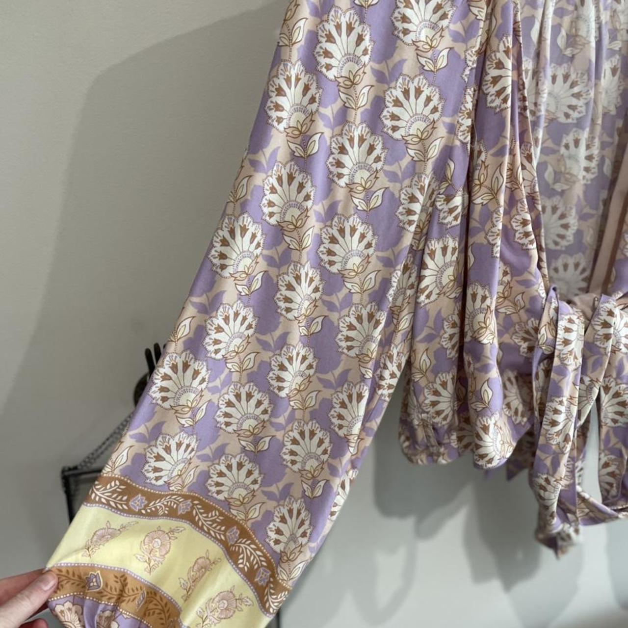 Sportsgirl super cute floral wrap top. Size 14 but... Depop