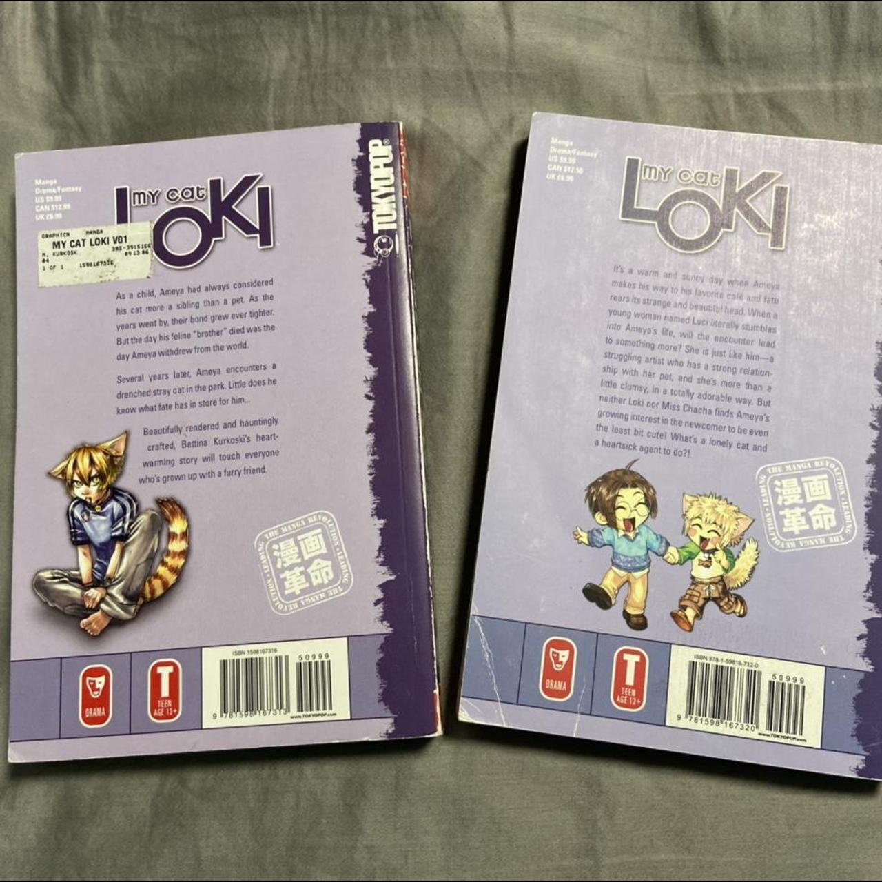 My Cat Loki tokyopop manga books 1 & 2,... - Depop