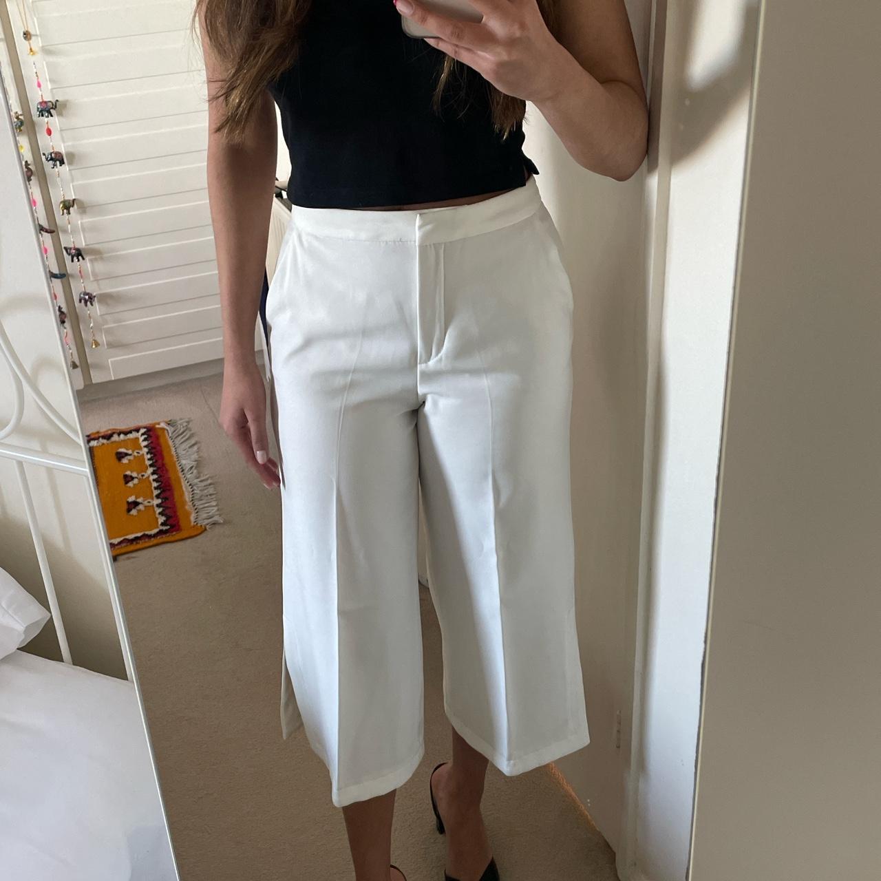 zara split hem trousers