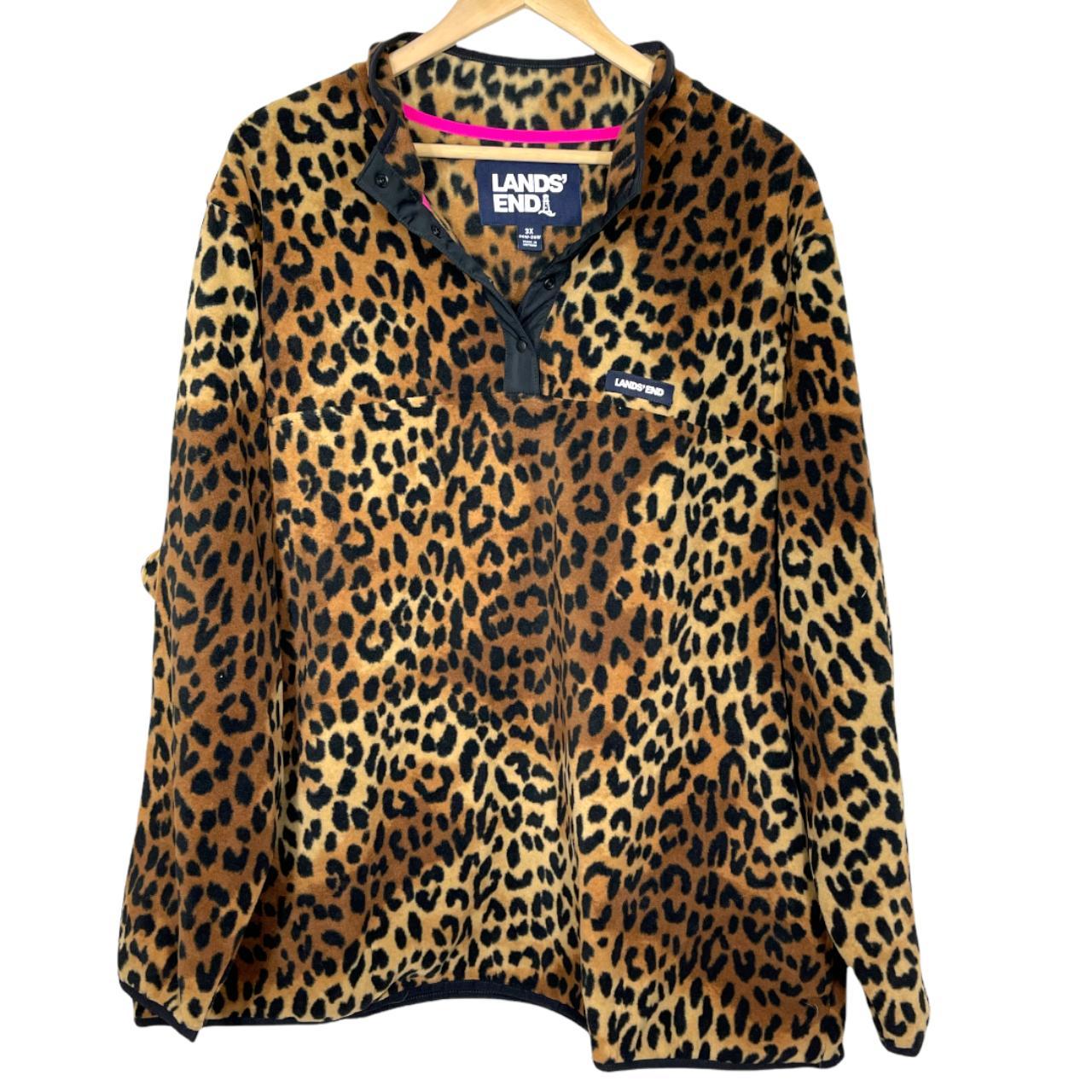 Lands' End Women's Heritage Fleece Snap