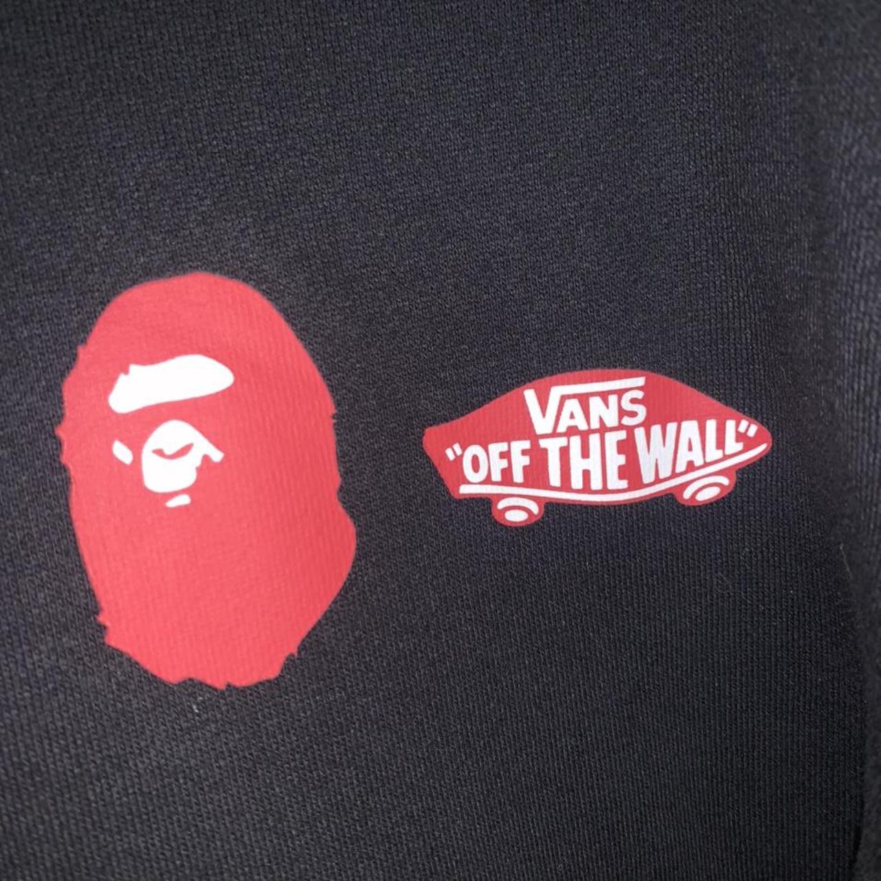 Bape x Vans Hoodie Black size L i’ll take offers if... Depop