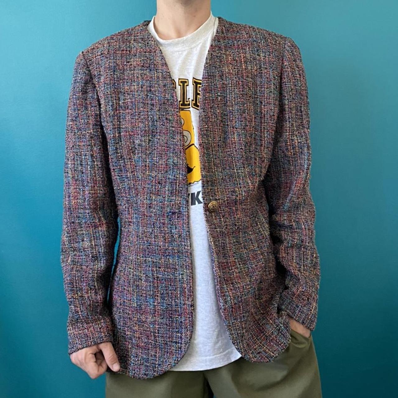 Multicolor hotsell tweed jacket