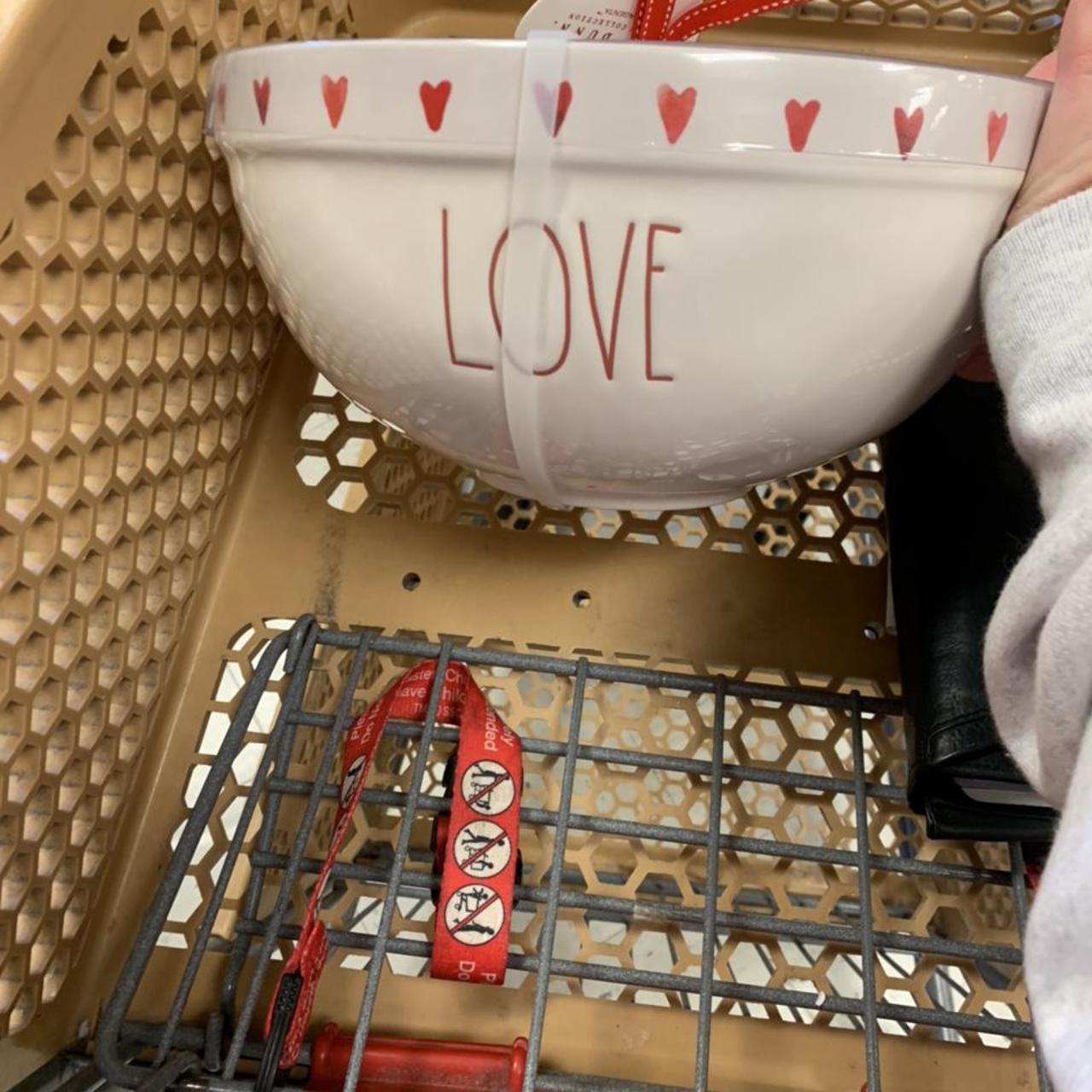 Rae Dunn Valentines Day Measuring Cup Set, Two - Depop