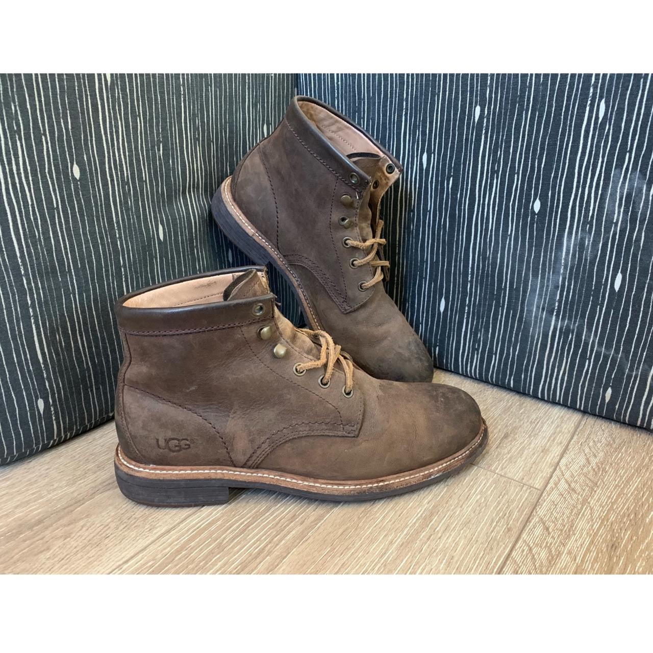 UGG Men's Harkland Weather Leather In Brown, Depop
