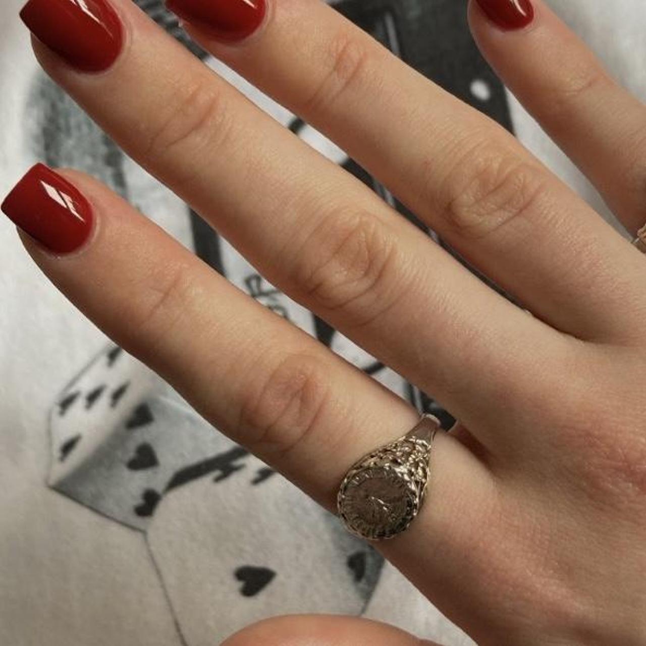 Antique ring silver Won’t tarnish Shown on uk size... Depop