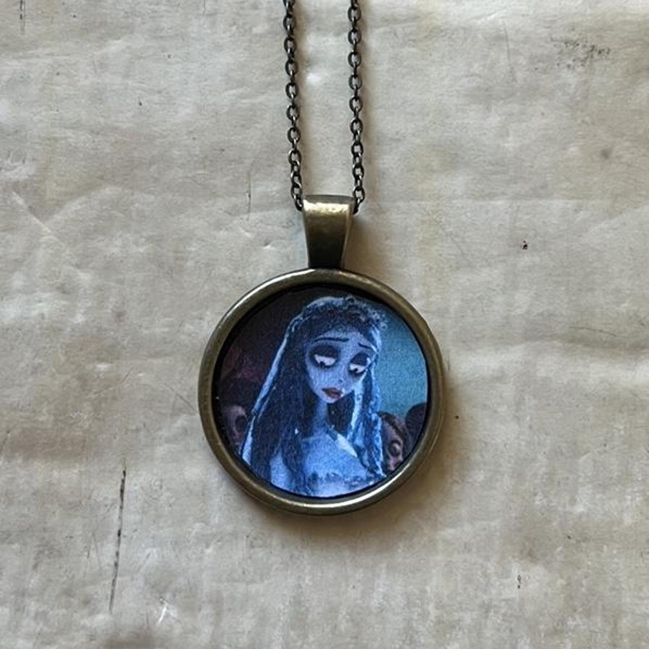 Emily the Corpse Bride Framed Necklace - Corpse... - Depop