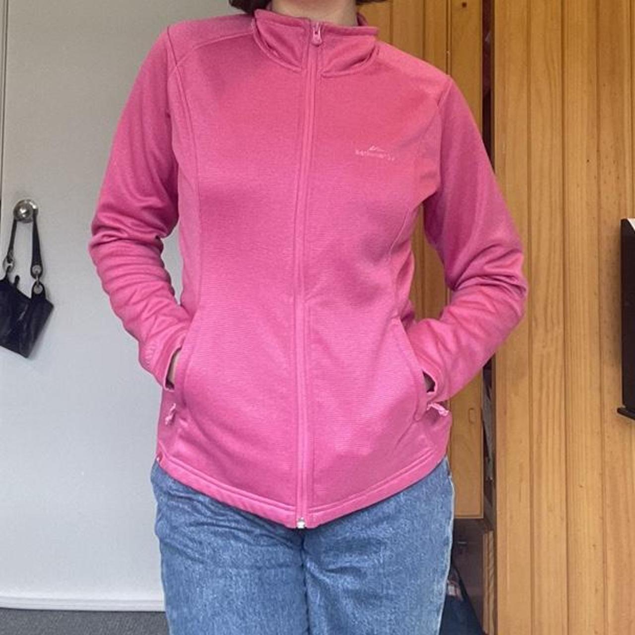 Kathmandu pink thermal zip up jacket!! Soft inside... Depop