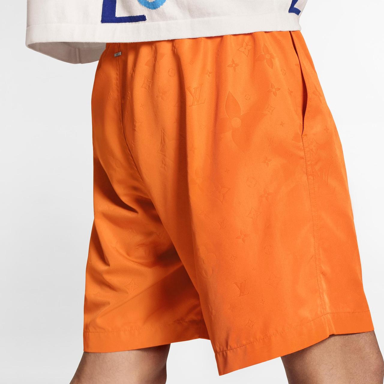 Louis Vuitton Monogram Sweat Shorts Size M- fits a - Depop