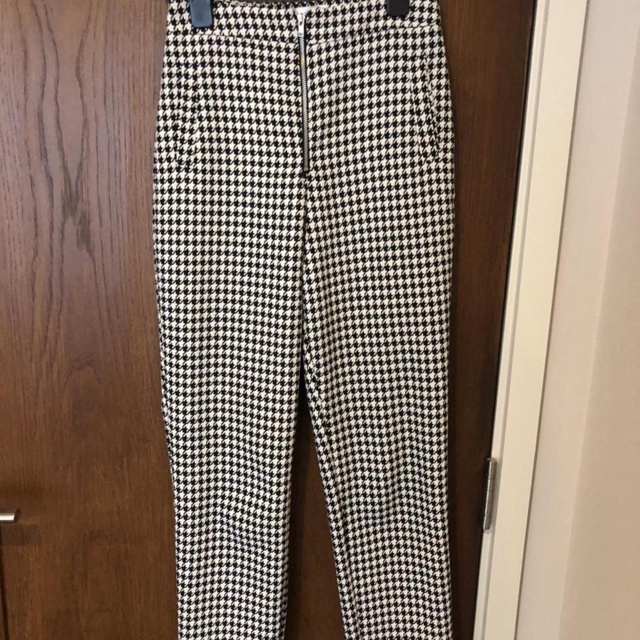 Topshop houndstooth check ovoid trousers – Manifesto Woman