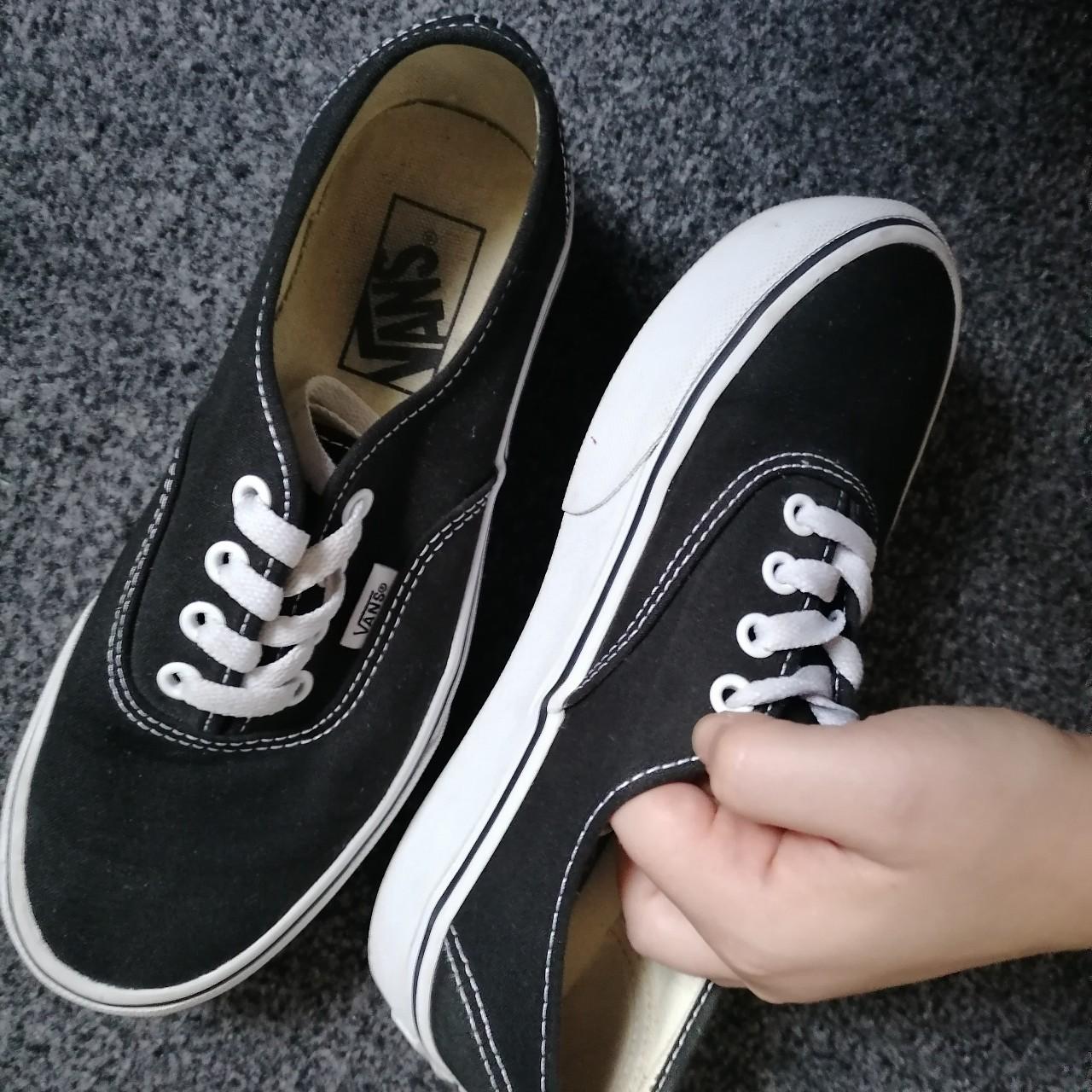 platform vans size 4