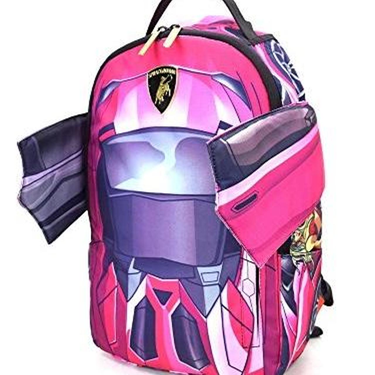 Pink Sprayground Lamborghini Backpack Excellent... - Depop