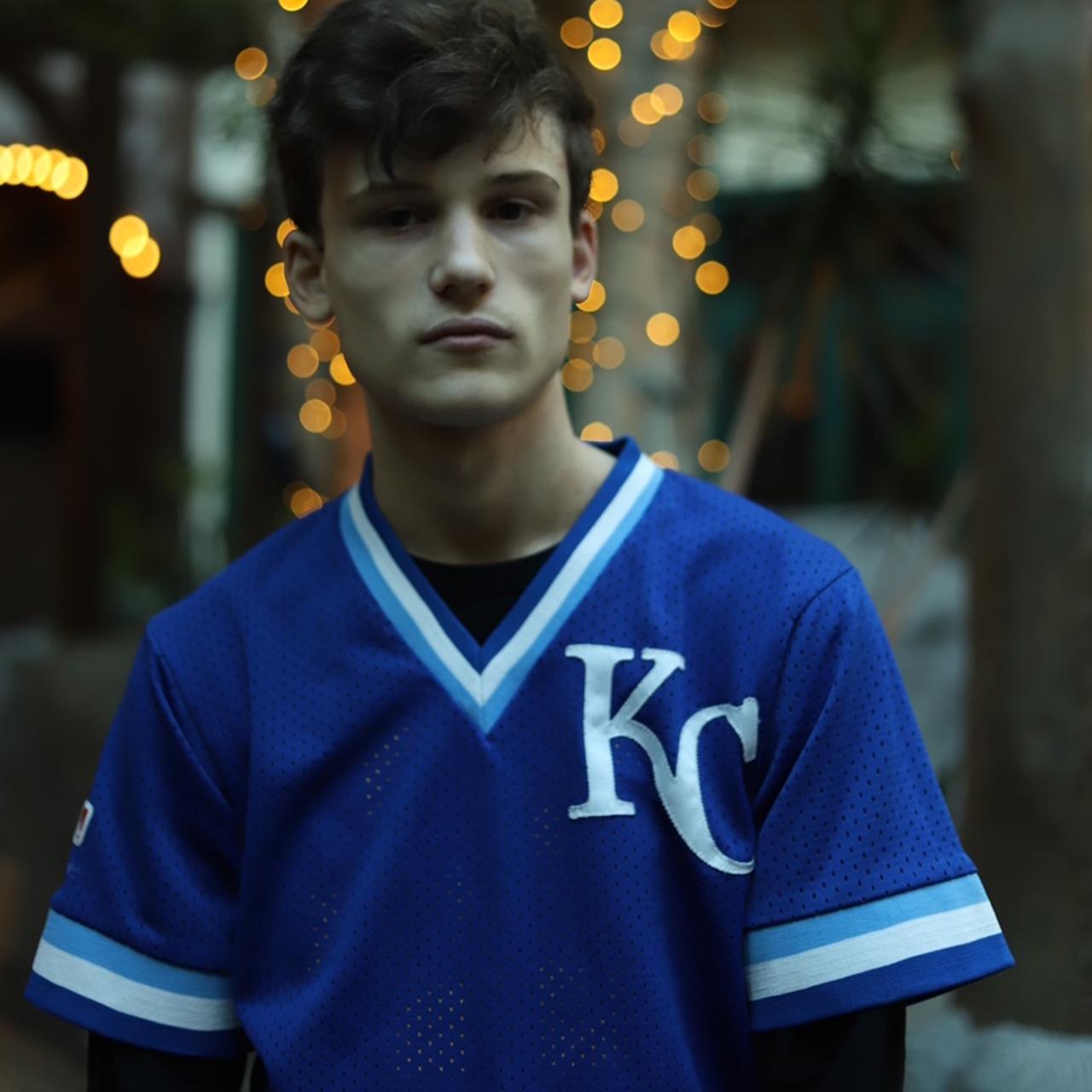 Vintage KC Royals Fox Sports Promo Baseball Jersey - - Depop