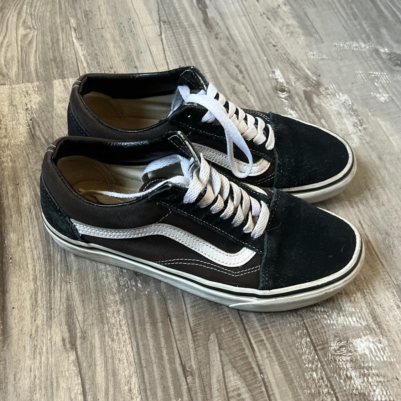 ladies black vans size 6.5