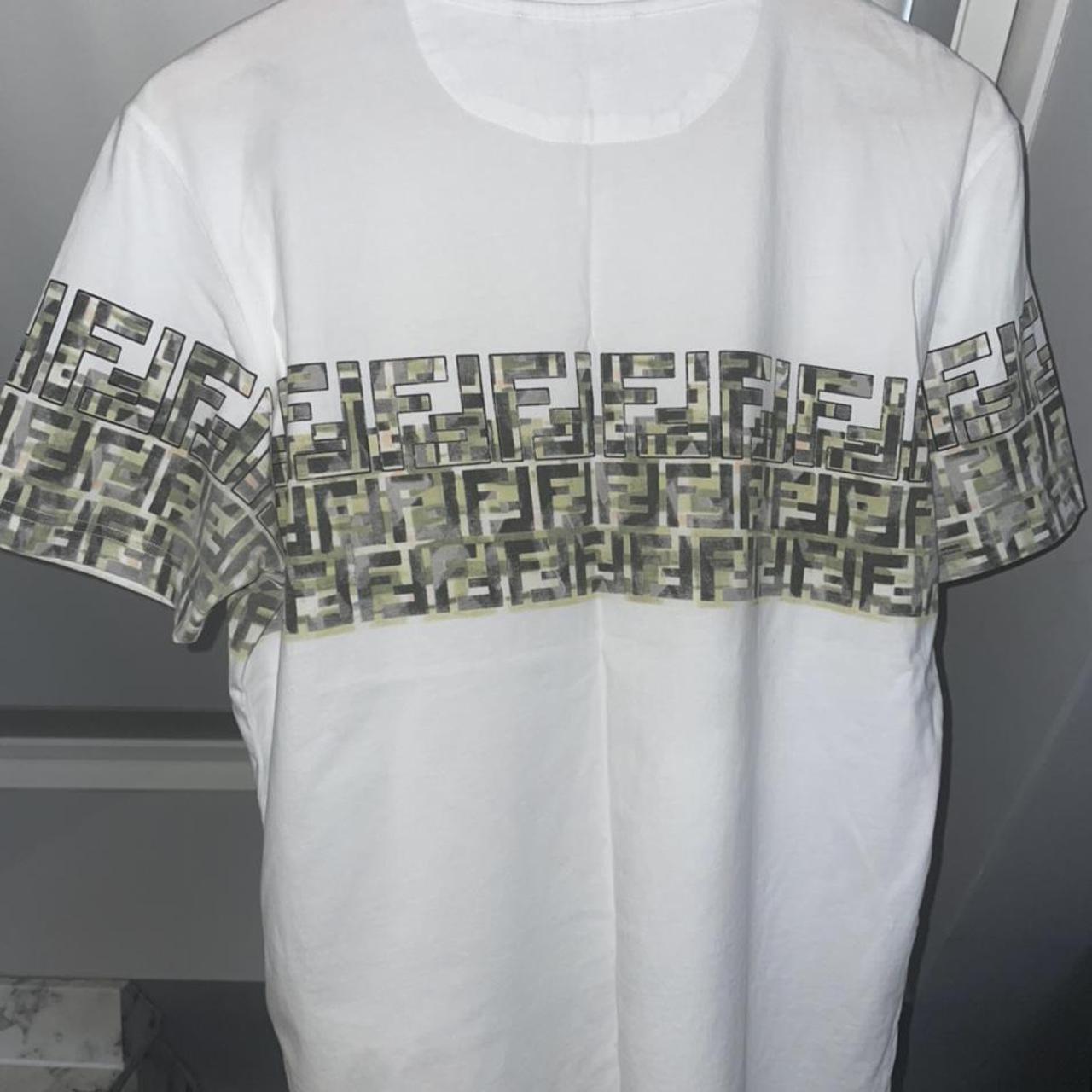 fendi t shirt men white
