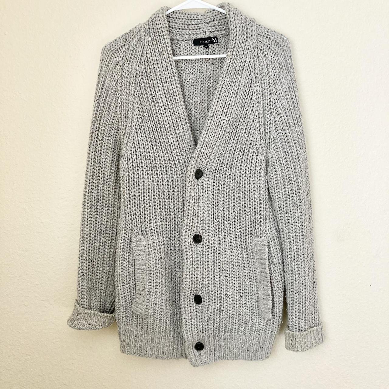 Women's Grey Cardigan Depop