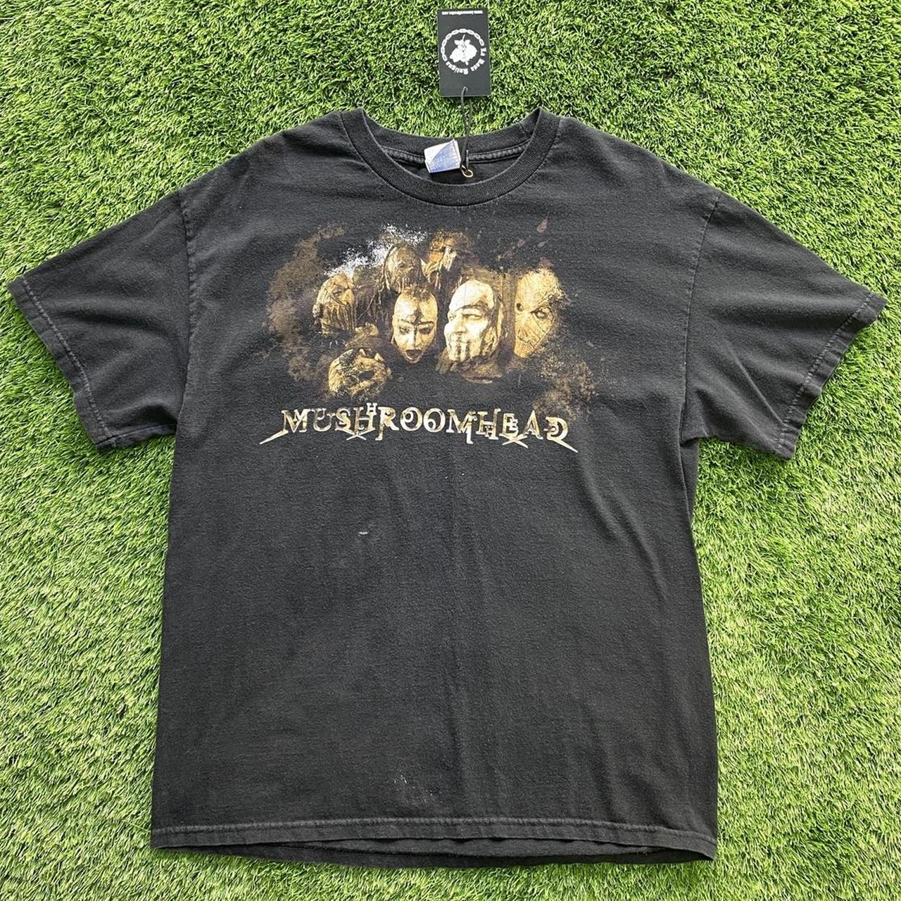 90s Vintage Mushroomhead Band T Shirt In Black. - Depop