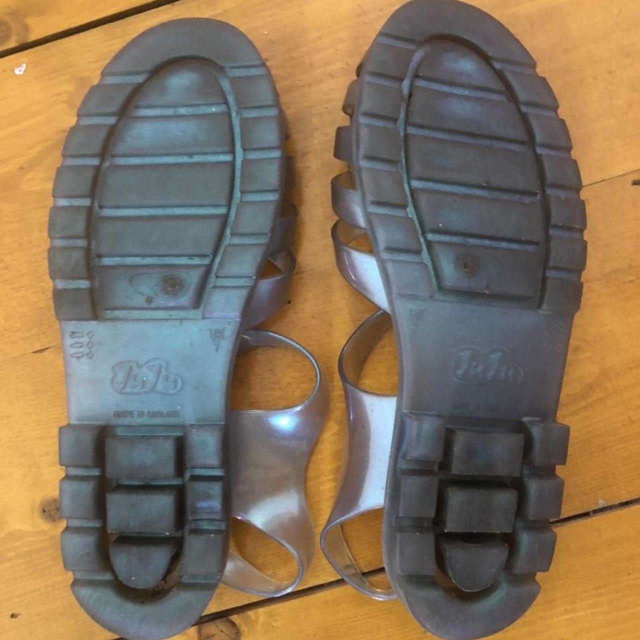 Alexa Chung juju jelly shoes, UK size 7. Bluey