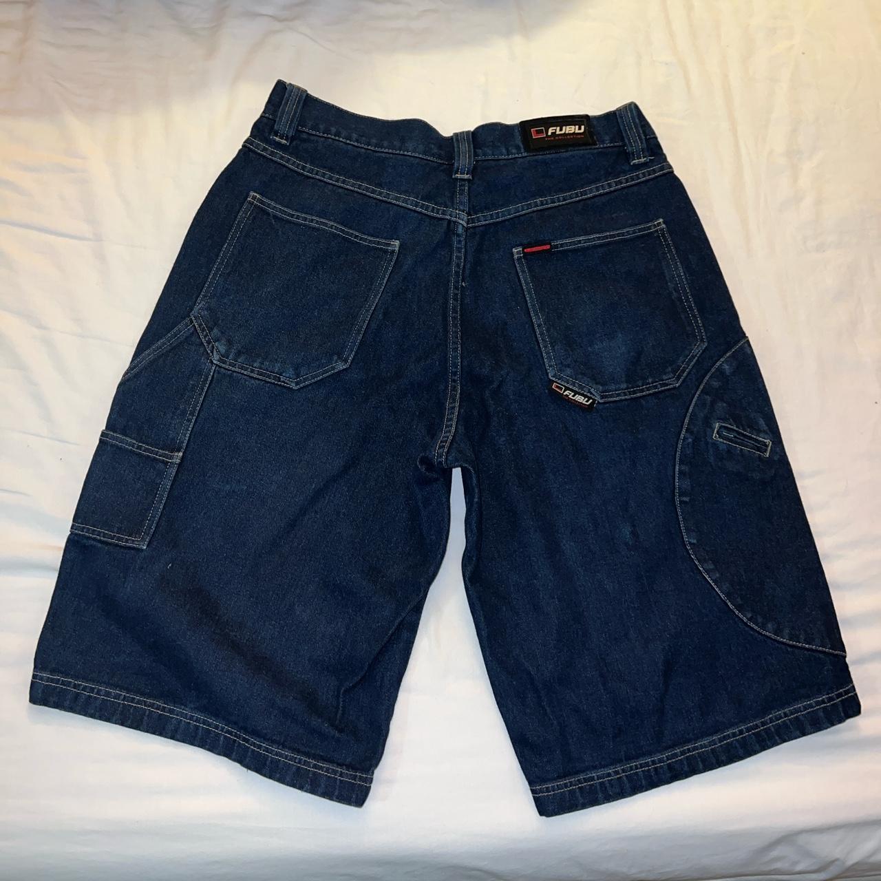 Men’s vintage FUBU Jean cargo shorts size 34 in... - Depop