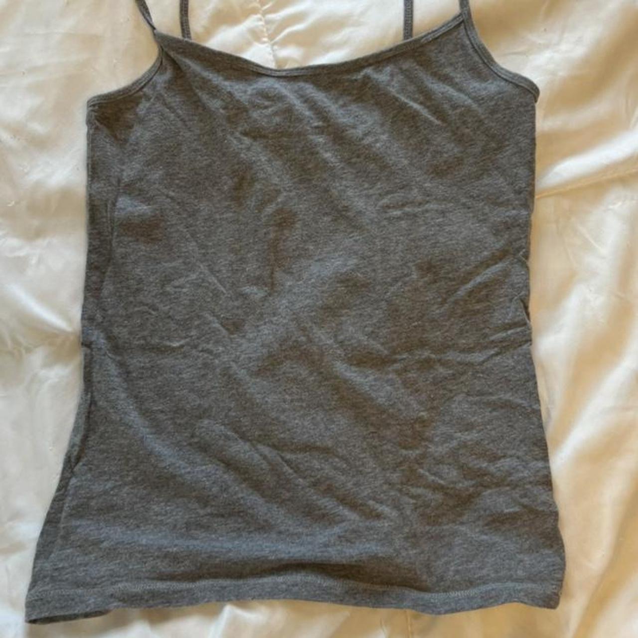 grey cami medium aeropostale preloved - Depop