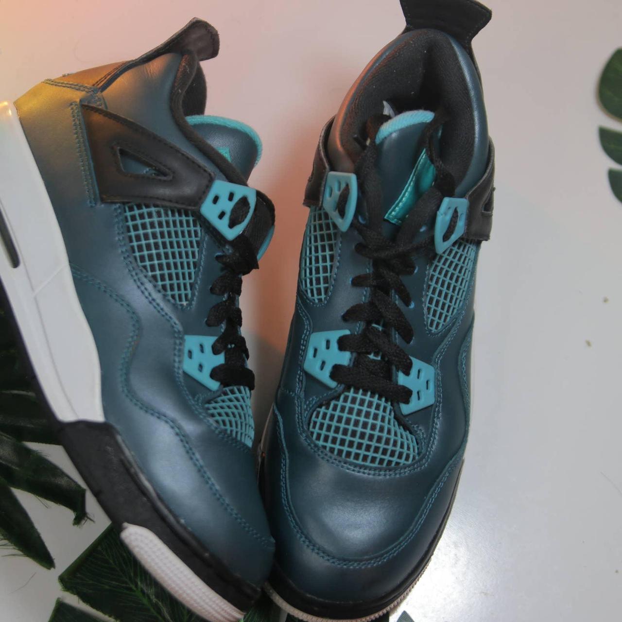 jordan 4 teal purple