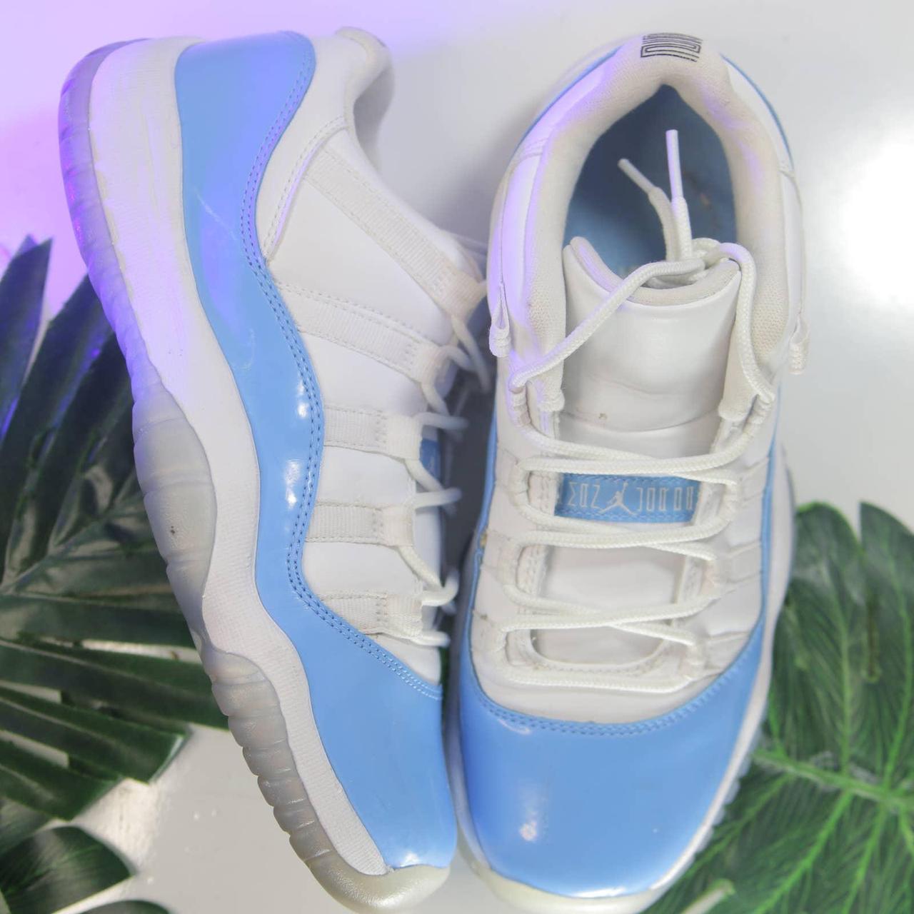 jordan 11 low north carolina blue