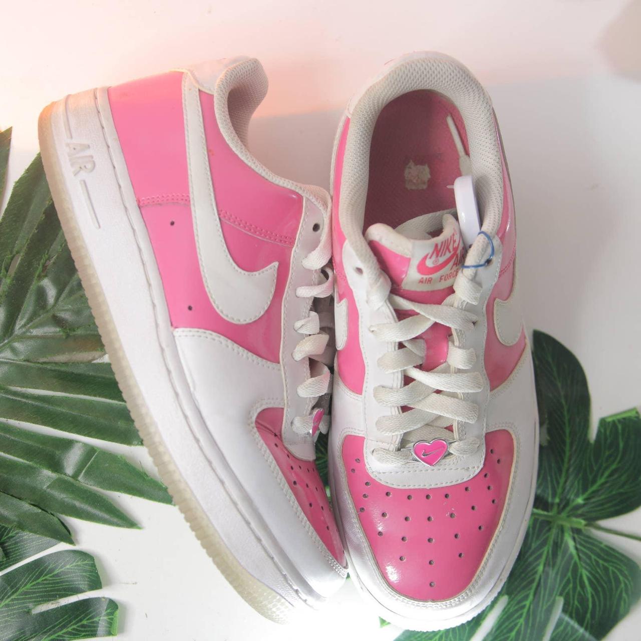 Name: Nike Af1 Airforce 1 Low Vintage Pink White... - Depop