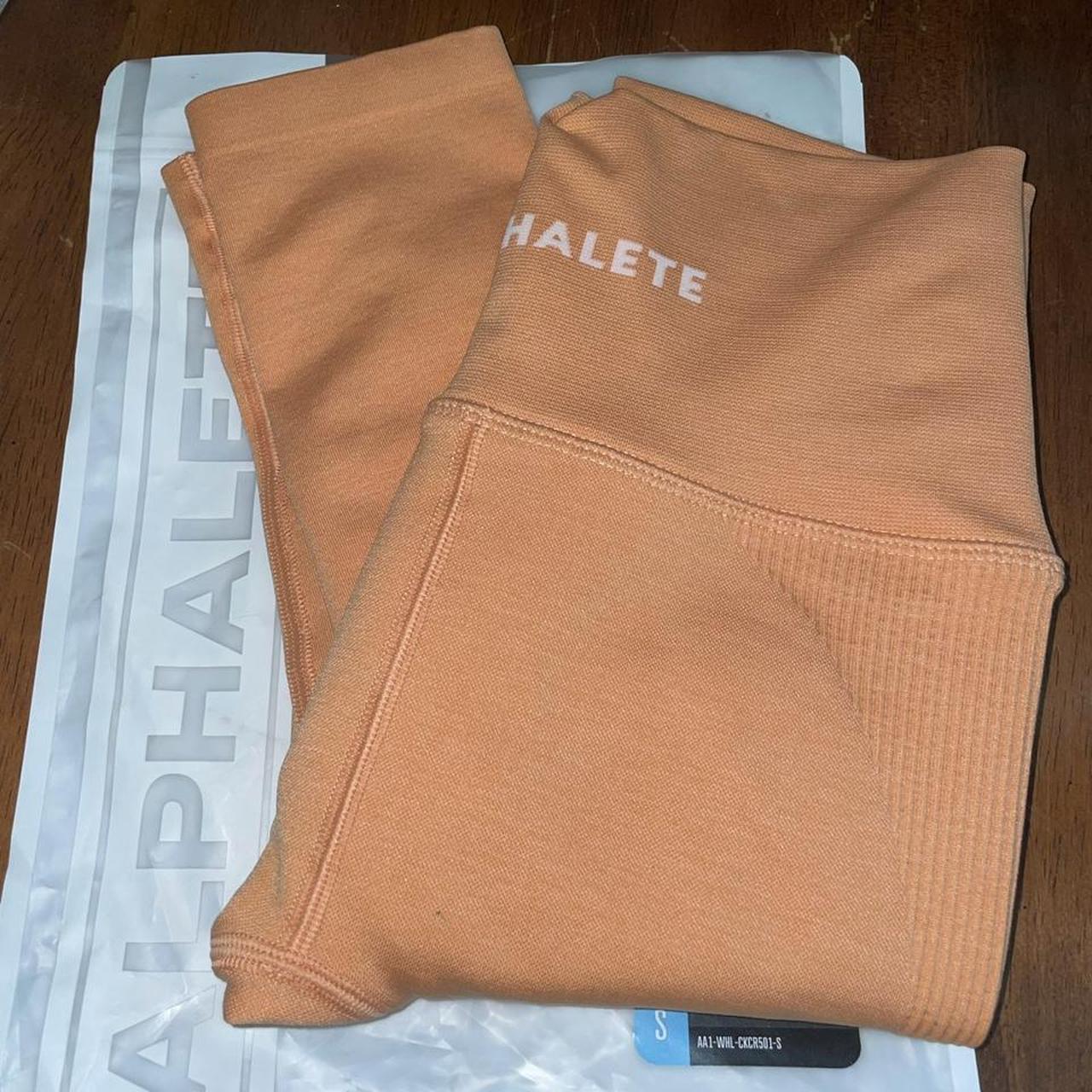 Alphalete Halo Leggings in Cheeky Coral Size Small... Depop