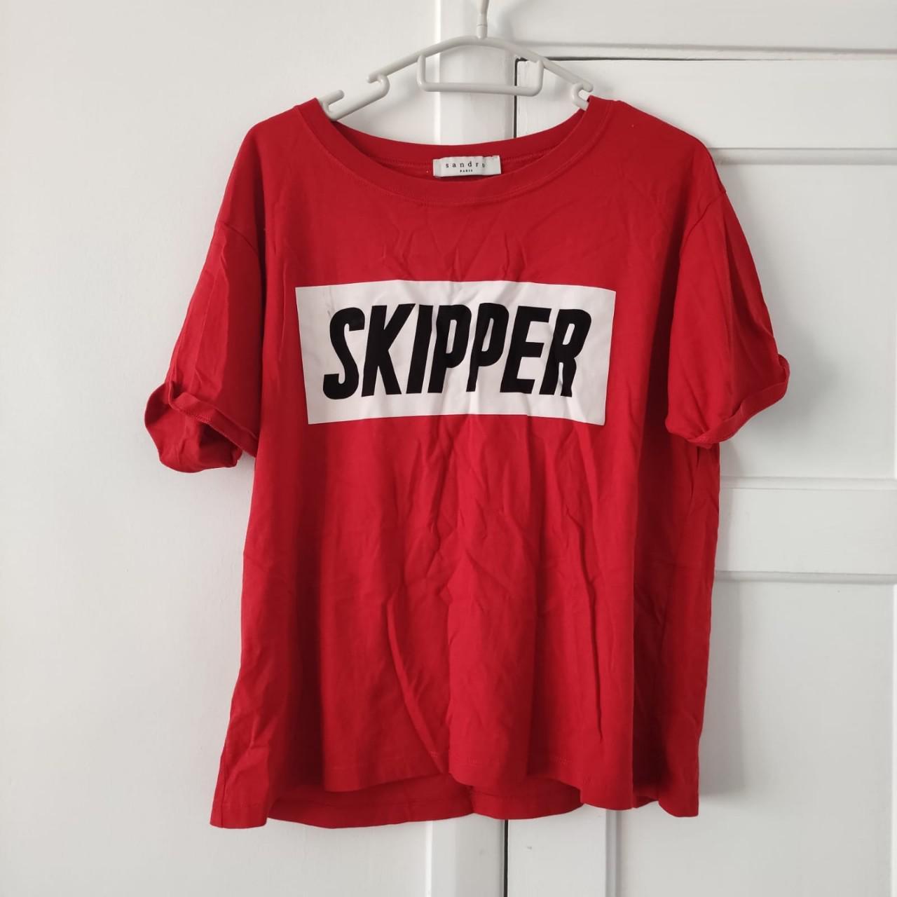 Product Image 1 - Sandro "Skipper" Red Cotton-jersey T-shirt