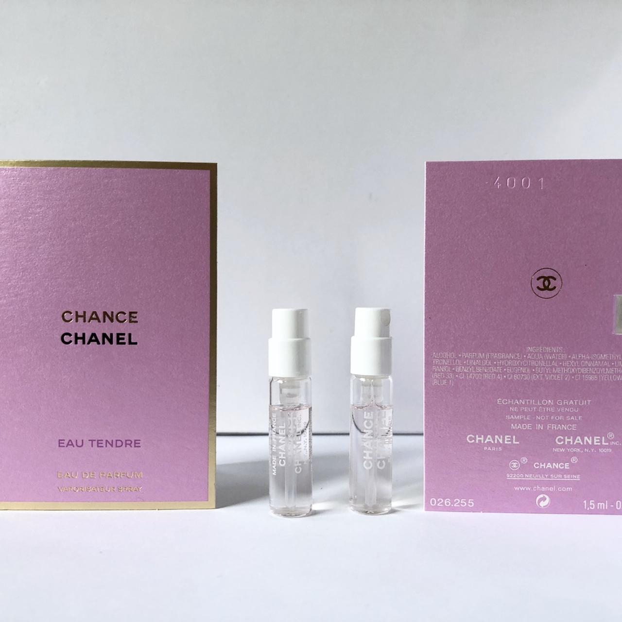 2X sample vials spray Chanel Chance Eau Tendre EDP - Depop