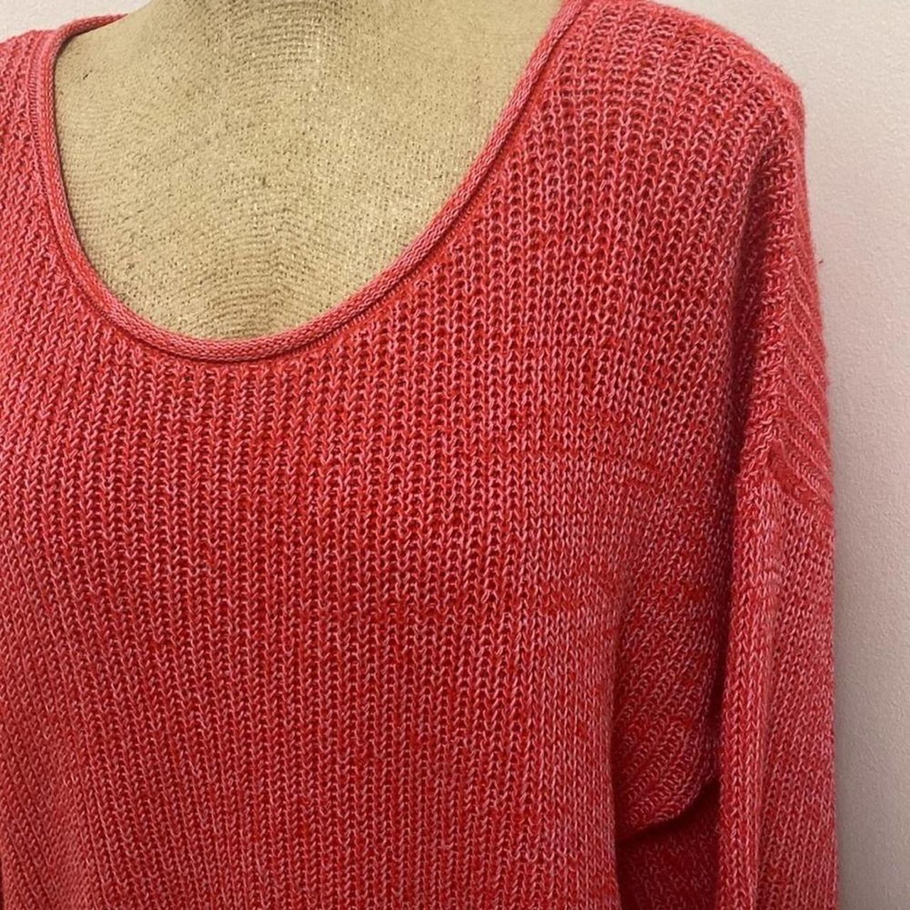 Wild Fable Red Cropped Cable Knit Sweater Size - Depop