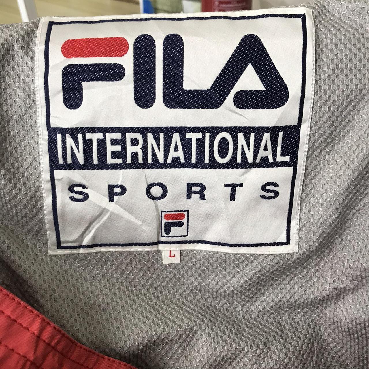 Vintage FILA INTERNATIONAL SPORTS Check Tartan... - Depop