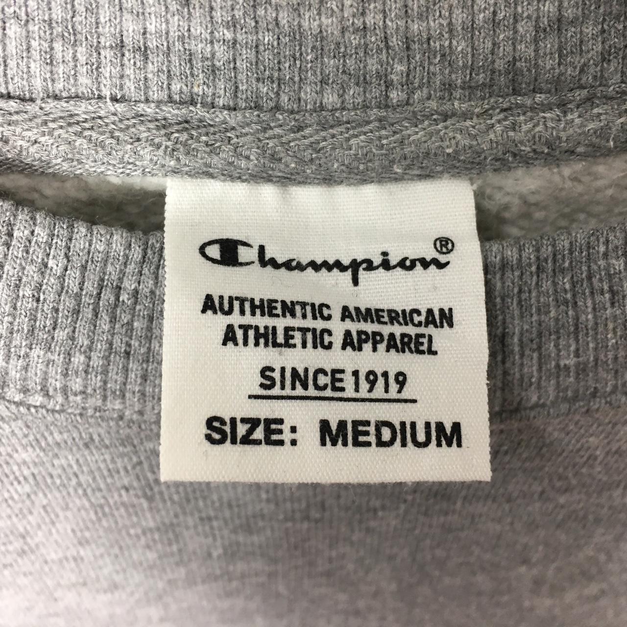 Champion Men's Grey Sweatshirt | Depop