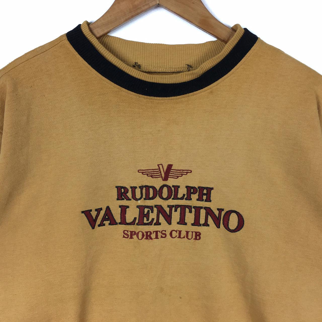 radium pensum Stien Vintage RUDOLPH VALENTINO Sports Club Embroidered... - Depop