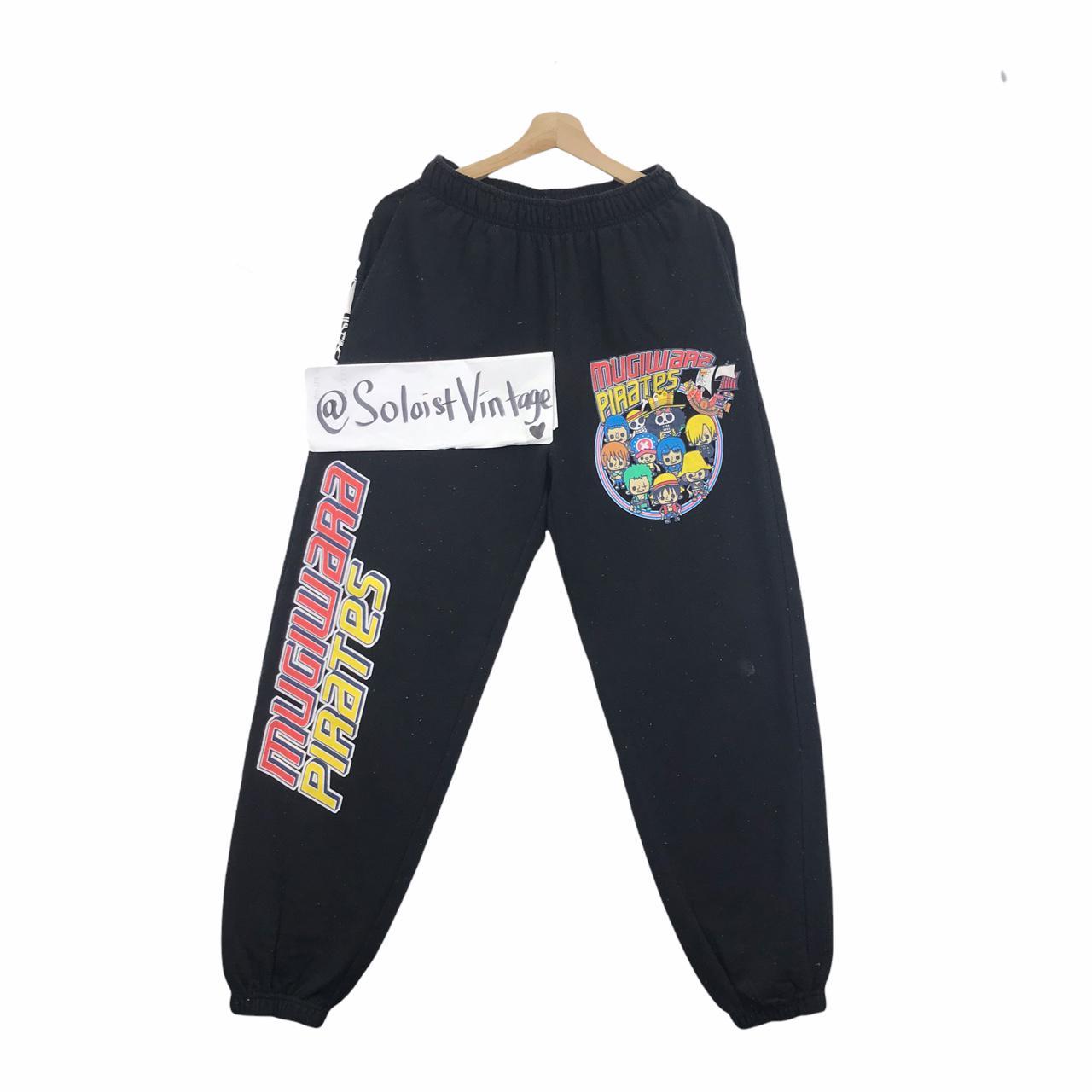 ONE PIECE ANIME Mugiwara Pirates Luffy Joggerpant... - Depop