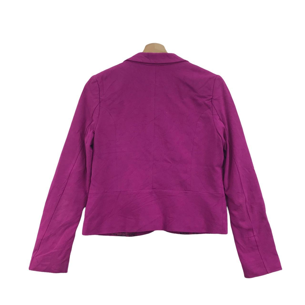 H&M x BLACK Pink Japanese Brand Crop Top Coat... Depop