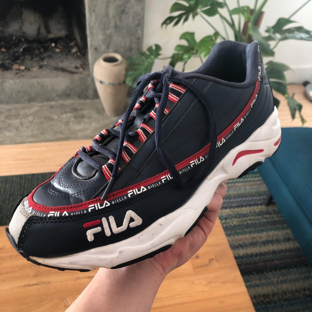 red white blue filas