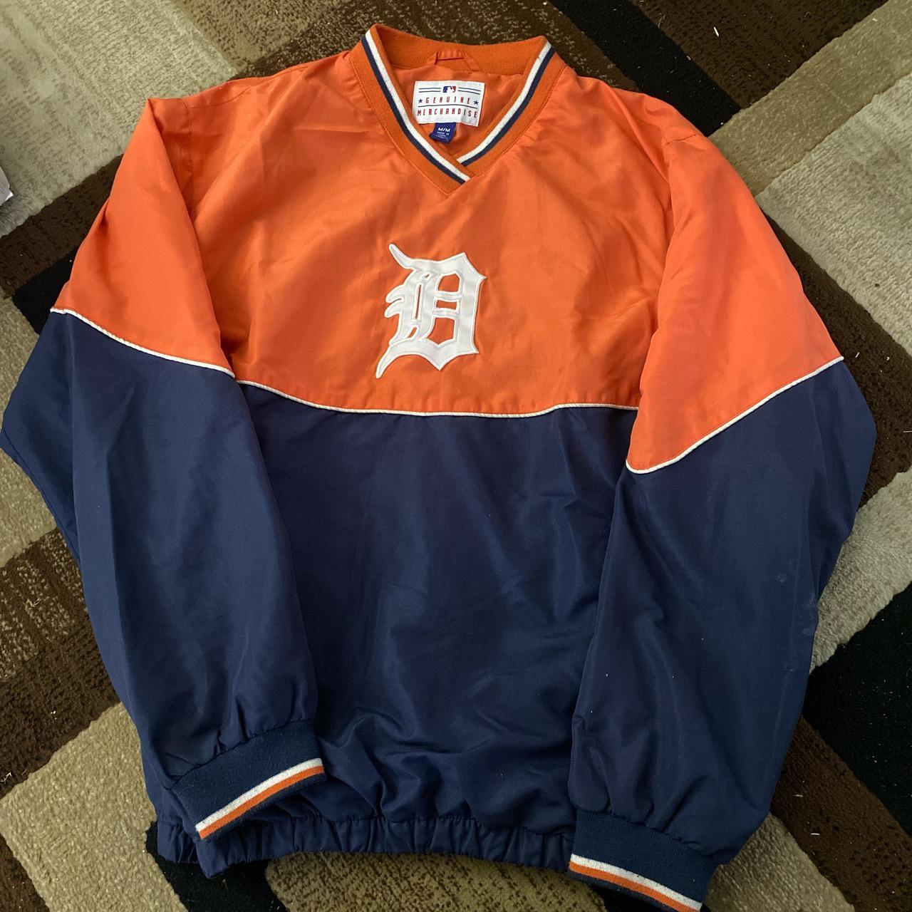 2000's Nike Detroit Tigers Baseball Jacket - Size: - Depop