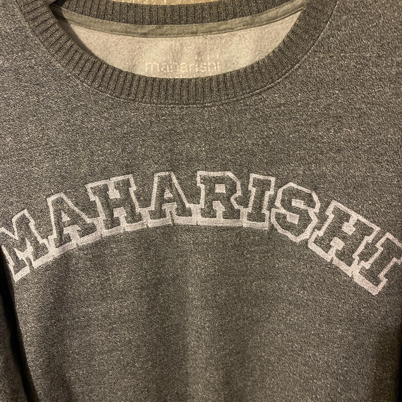 Maharishi Men's Grey and White Sweatshirt (3)