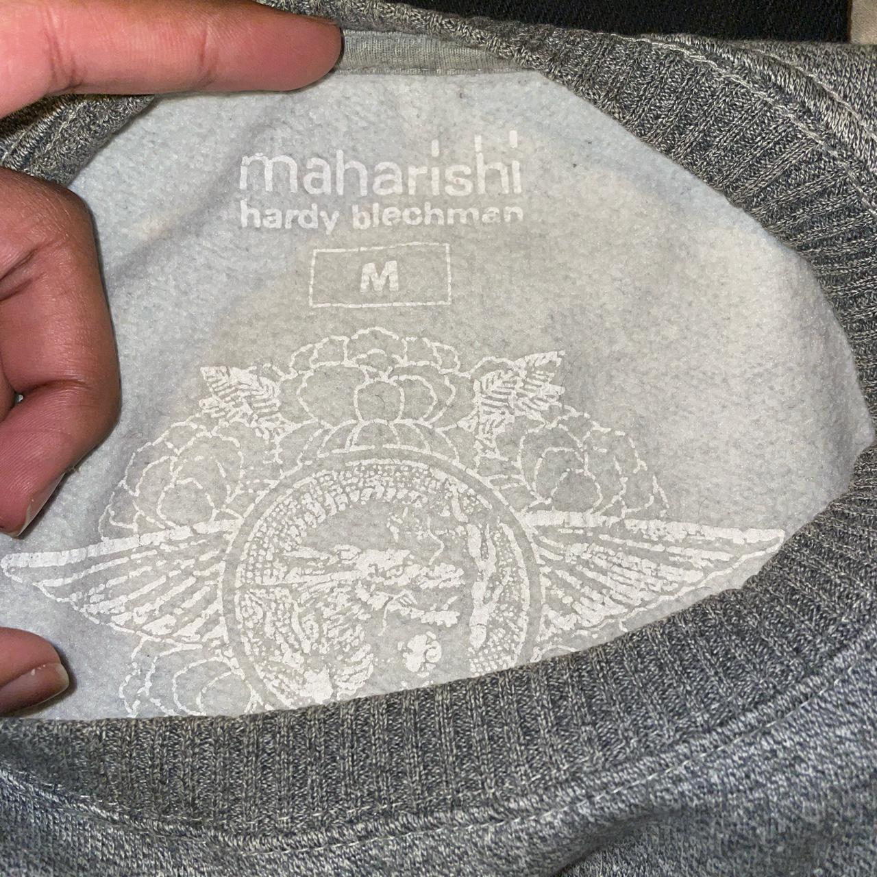 Maharishi Men's Grey and White Sweatshirt (4)