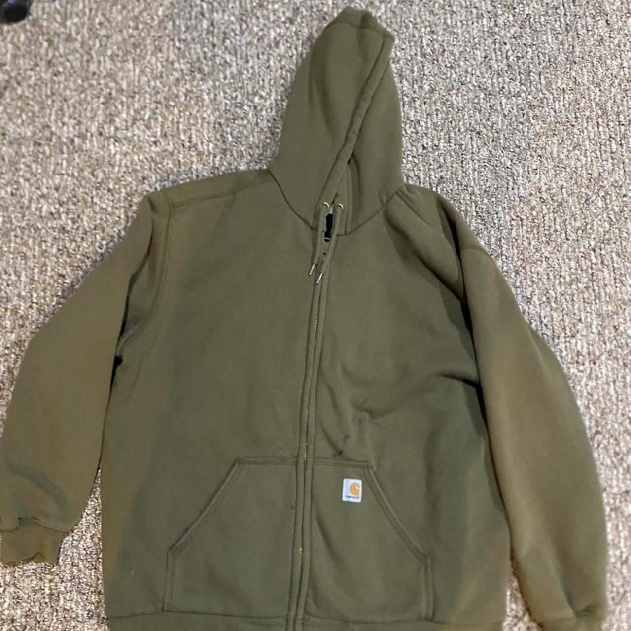 olive green carhartt jacket