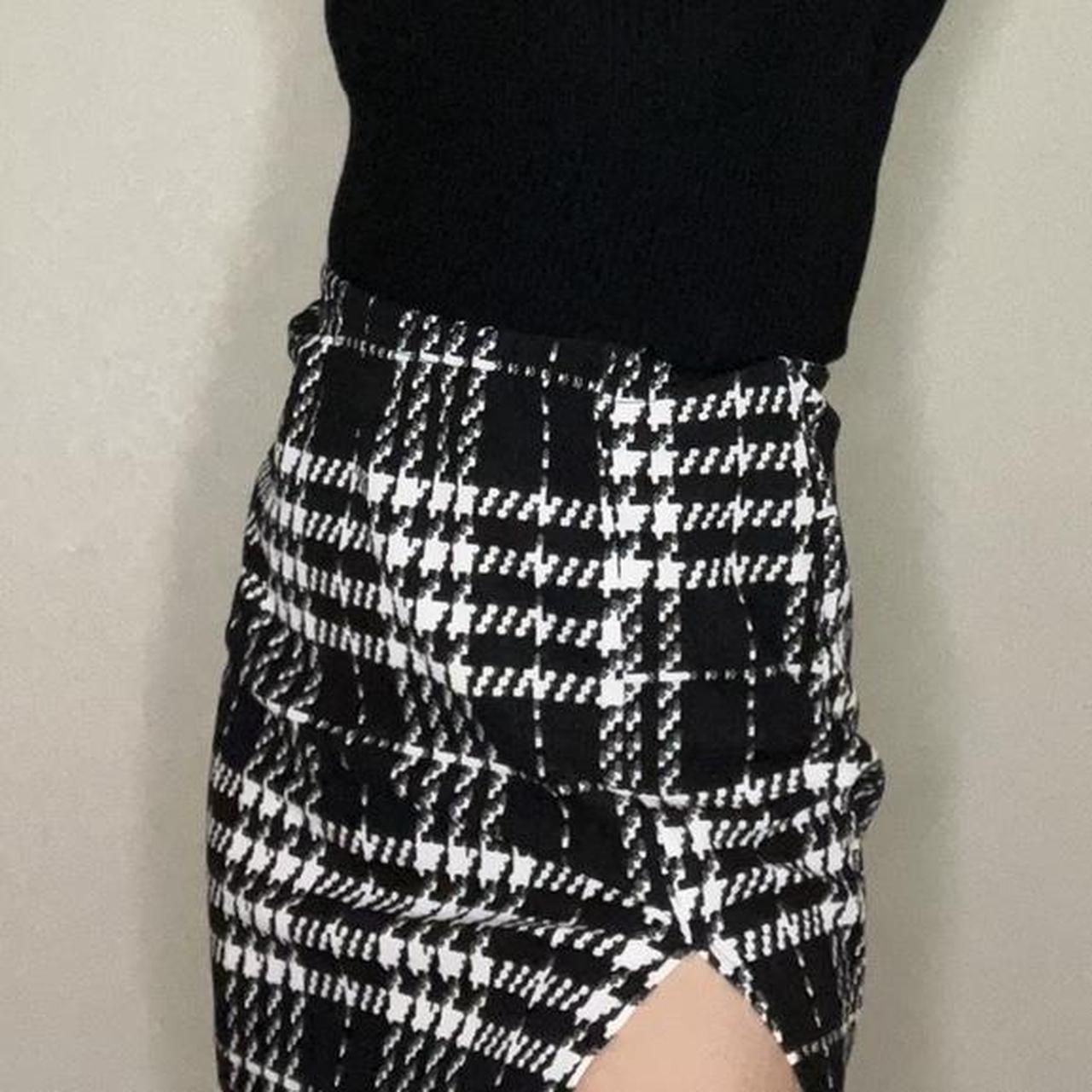 Basic Patterned Skirt Brand Shein Original Price Depop