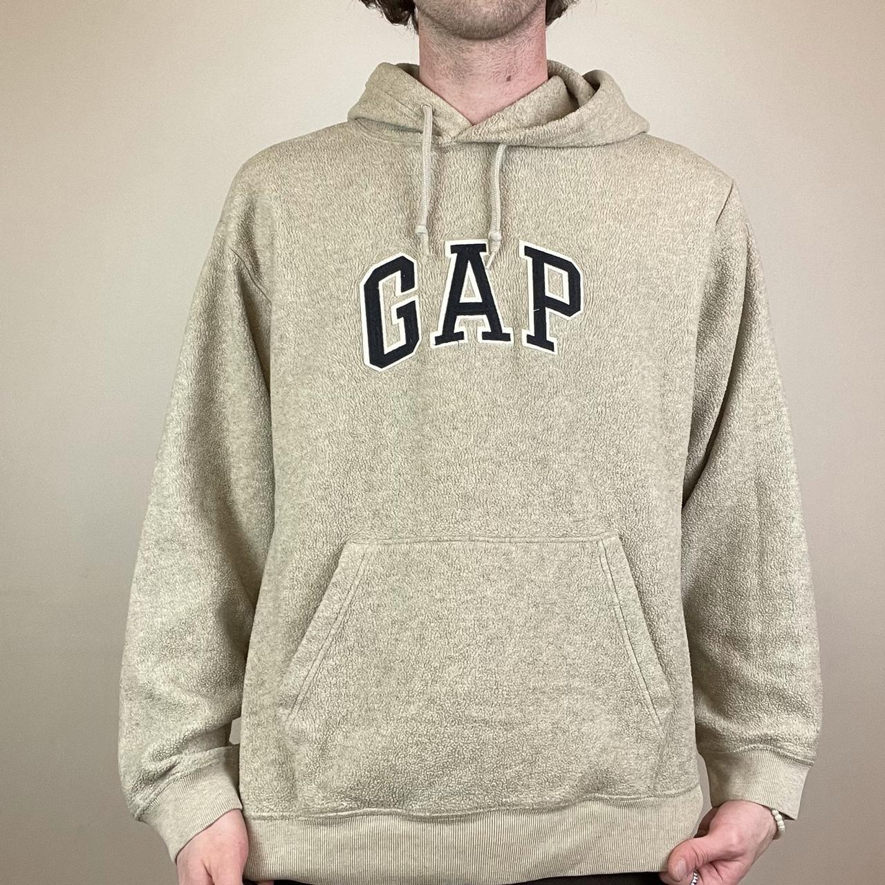 gap hoodie tan