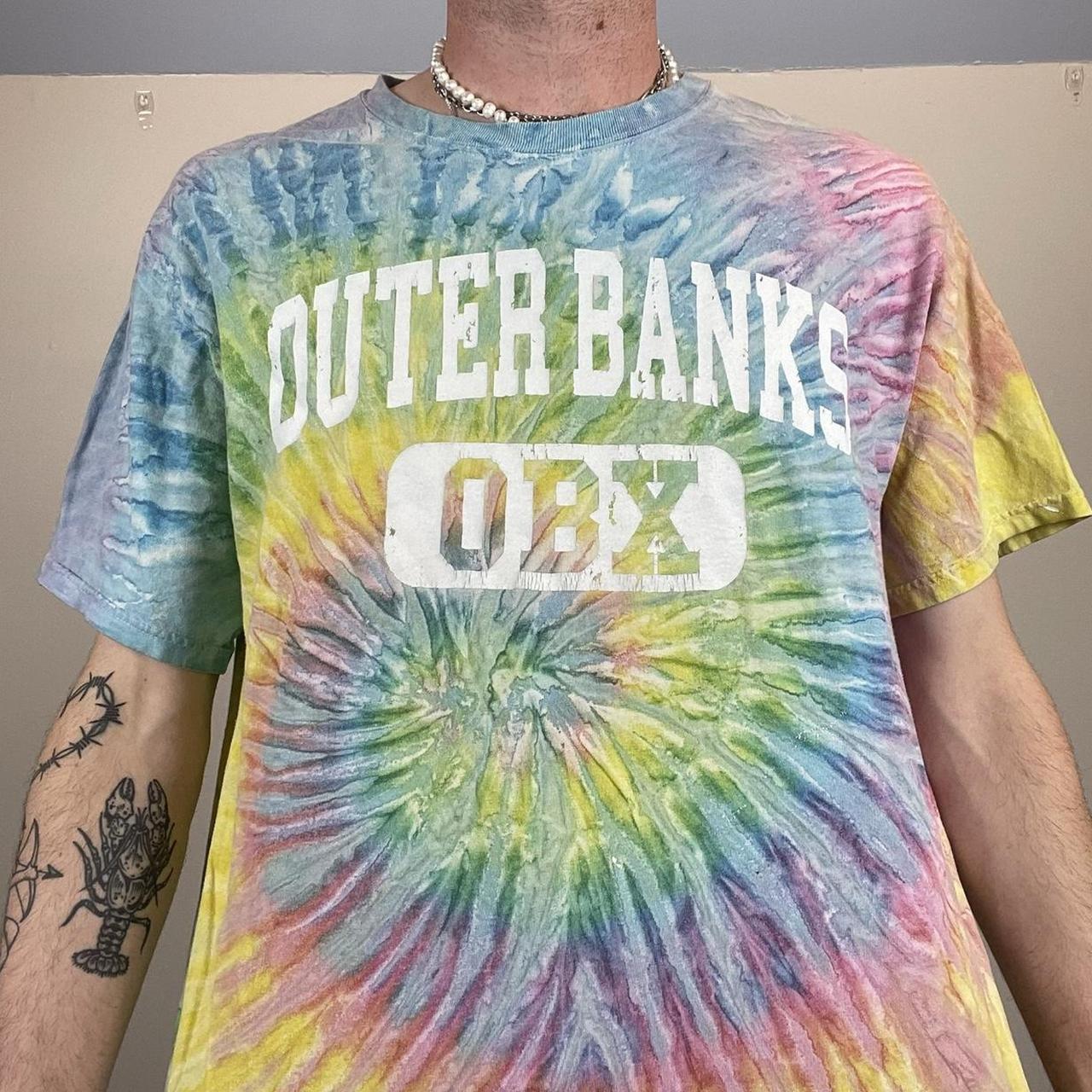 outer banks tie dye shirt