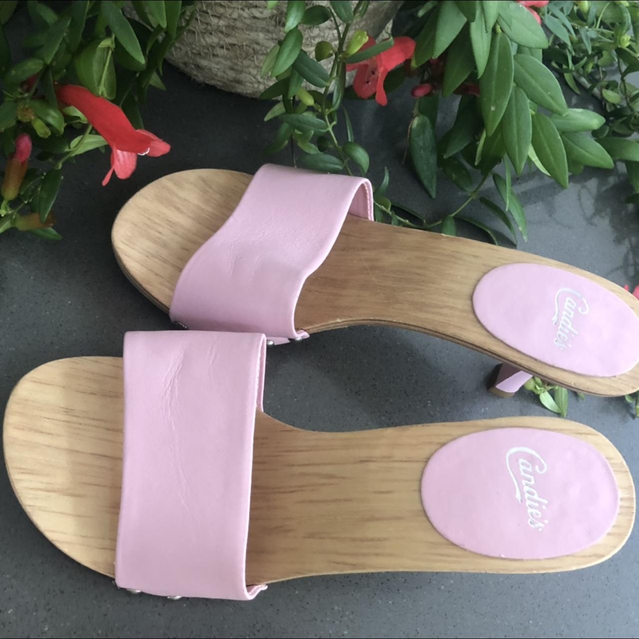 Candie's Wooden Heel Shoes | Mercari